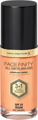 Vista 26 de Max Factor Facefinity 3 en 1 base de maquillaje líquida todo el día sin imperfecciones, SPF 20-32 Beige claro, 30 ml
