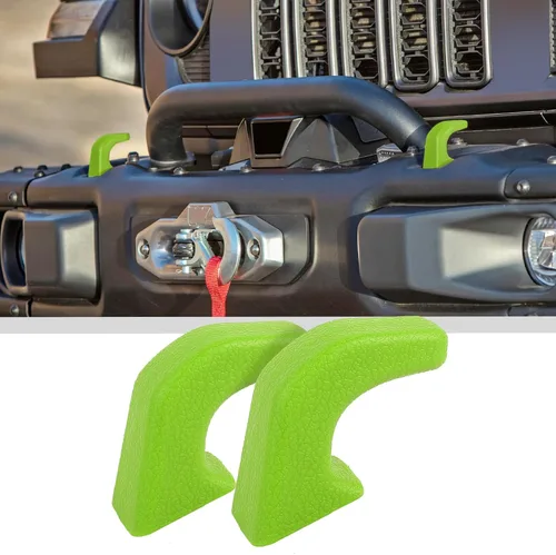 Vista 13 de JWWY Cubiertas de Gancho de Remolque para Parachoques Cubierta Protectora de Receptor de Enganche de Remolque Funda de Goma para Cabrestante