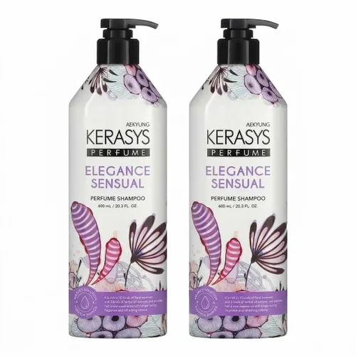 Vista 5 de Kerasys Champú Perfume 20.3 fl oz / 20.3 fl oz, paquete de 2 (Blooming Flowery)