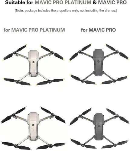 Vista 4 de MOUDOAUER 2 pares de hélices de drones 8331F de liberación rápida Reducción de ruido hasta un 60% Accesorios para DJI Mavic PRO Platinum repuesto