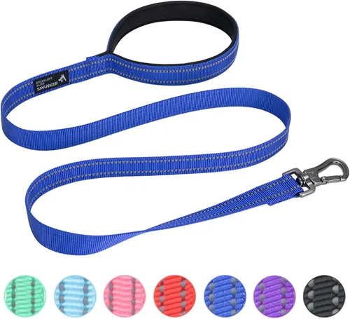 Vista 10 de EXCELLENT ELITE SPANKER Correa de entrenamiento de perro de nailon resistente y duradera, cuerda de tracción de 4 pies de largo de 1 pulgada de Negro