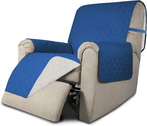 Vista 190 de Easy-Going - Funda reversible para sofá, resistente al agua, con varillas de espuma y correas elásticas, protector de muebles para mascotas y perros