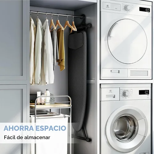 Vista 7 de APEXCHASER Tabla de planchar, tabla de planchar compacta con alfombrilla de silicona, tabla de planchar plegable con cubierta resistente al calor, 7