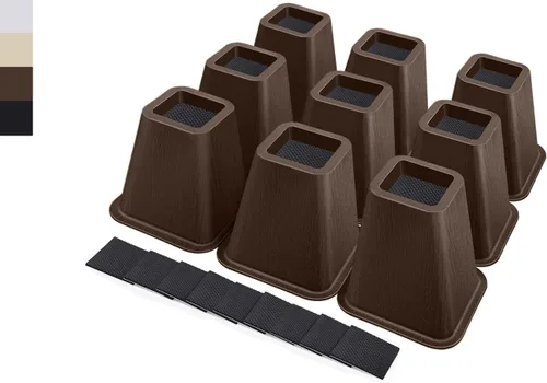 Vista 27 de ANNKUT Elevadores de cama resistentes de 6 pulgadas, elevadores de muebles para escritorio, silla, mesa o sofá, elevadores de sofá, soporta hasta