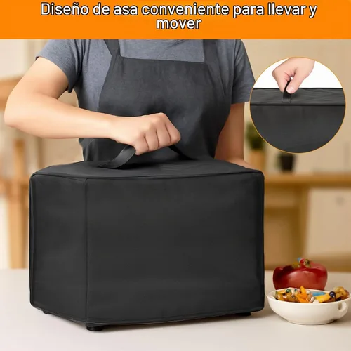 Vista 5 de Cubierta para Freidora de Aire y Horno Tostador, Cubiertas Resistente al Calor Impermeables y a Prueba de Polvo Compatibles con la Freidora de Aire