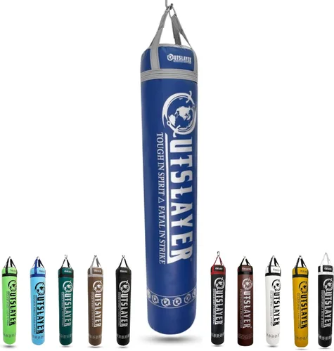 Vista 7 de Outslayer Muay Thai Kickboxing Bolsa pesada (130 libras)
