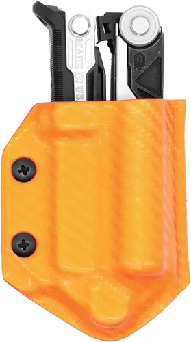 Vista 11 de Clip & Carry Kydex Funda multiherramienta para Gerber Center-Drive con soporte de sidecar opcional ~ Fabricado en Estados Unidos