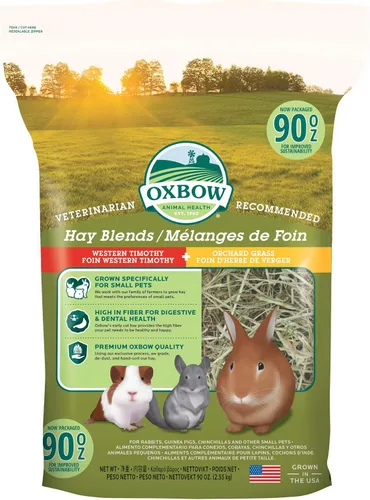 Vista 8 de Oxbow Timothy Hay & Teff Blend, conejo y conejillo de indias, Estados