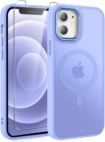 Vista 103 de WRJ Funda magnética mate para iPhone Air de 6.5 pulgadas, [compatible con Magsafe] [protección contra caídas de grado militar], delgada Negro