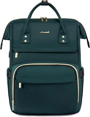 Vista 26 de Mochila para laptop LOVEVOOK para mujer, Negro, Mochilas Daypack