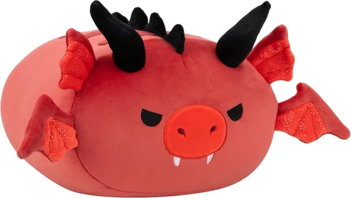 Vista 12 de Squishmallows Stackables Original - Mapache Javari de 12 pulgadas en lavanda ultra suave, oficial de Jazwares Marmota Lavanda