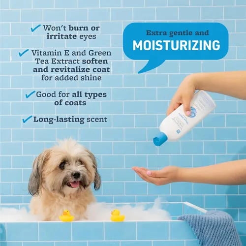 Vista 4 de Fórmula veterinaria Smart Coat Blanqueador y Removedor de Manchas Champú para Mascotas, 17oz
