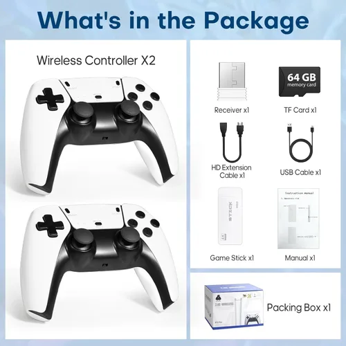 Vista 8 de Fanyooge 2026 New Retro Gaming Console, Retro Gaming Stick