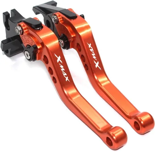 Vista 7 de Para Yamaha Xmax 250 300 400 Xmax X-MAX 250 300 400 motocicleta CNC ajustable embrague palanca de freno de control manijas freno de mano