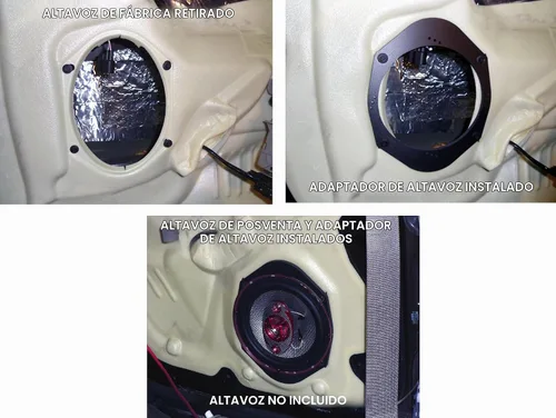 Vista 3 de Adaptador de altavoz Anillos espaciadores SAK006_55 Universal 5x7 o 6x8 a 6 1/2 "6.5-1 Par - RSAK006_55