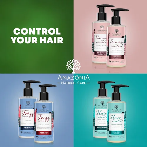 Vista 6 de Champú natural para cabello seco y dañado, juego de champú y acondicionador para hombres y mujeres, juego sin parabenos ni sulfatos de 6.8 onzas