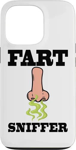 Vista 10 de Fart Sniffer Shirt, Gross Dad Joke Shirt, Weird Funny Fart Case for iPhone 17