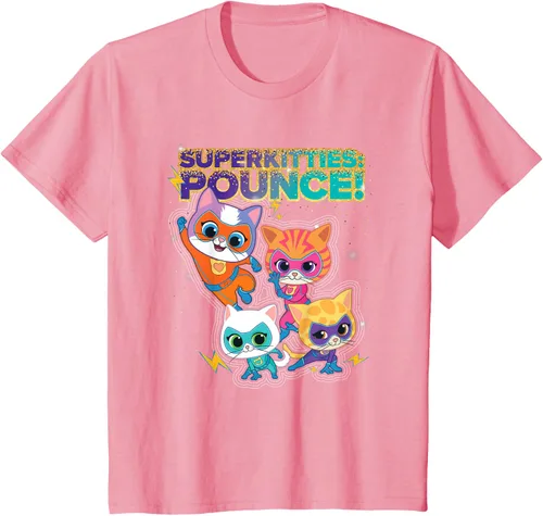 Vista 52 de Disney Junior SuperKitties Pounce! Camiseta de equipo completo, talla S