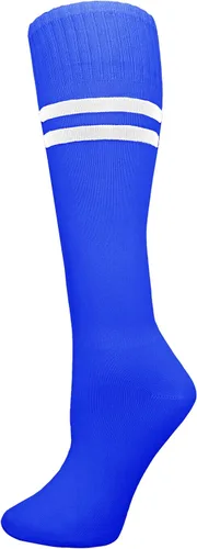 Vista 6 de Winterlace Calcetines de fútbol para niños, 6 pares, para jóvenes, a rayas, atléticos, para niños y niñas, paquete de béisbol