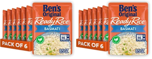 Vista 15 de BEN'S ORIGINAL Arroz Basmati Listo, Guarnición Fácil, Bolsa de 8.5 oz (Paquete de 6)