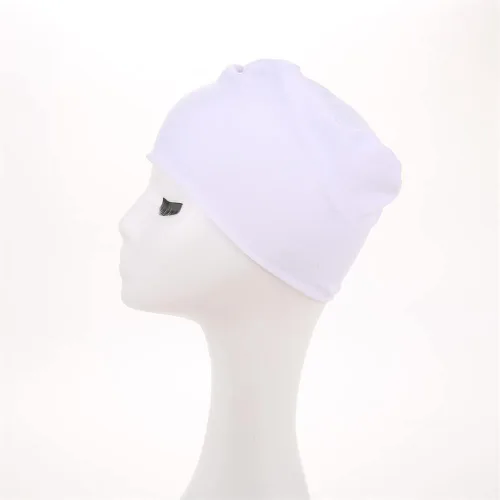Vista 6 de YYAOJHAO Sombreros de turbante de quimioterapia para mujer, gorro elástico con flores, rejilla de color sólido para cubrir el cabello del cáncer