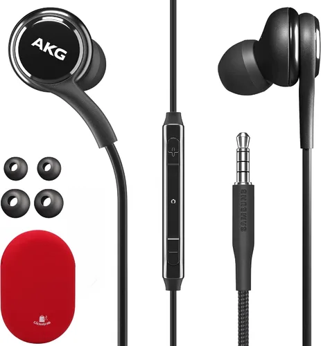 Vista 9 de Auriculares intrauditivos originales Samsung AKG de 0.138 in con control remoto y micrófono para Galaxy A71, A31, Galaxy S10, S10e, Note 10, Note