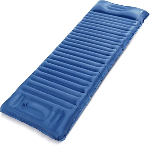 Vista 11 de Colchoneta de dormir para camping, extra grueso, 4.7 pulgadas, colchoneta inflable ultraligera e impermeable con colchón de aire integrado