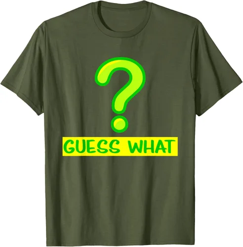 Vista 74 de Question Mark playera Guess What playera, hombre XL, Púrpura