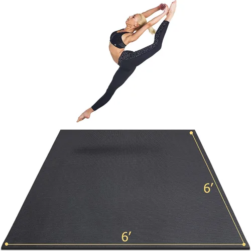 Vista 12 de GXMMAT Large Yoga Mat 6'x4'/6'x6'(7mm) & 7'x5'(9mm)