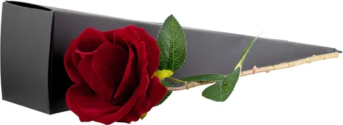 Vista 7 de Caja de anillo de rosa noble Caja de anillo de compromiso con corazón de flor para anillo de propuesta, ceremonia, boda u ocasiones especiales