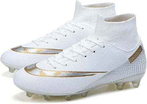 Vista 5 de World Student Games - Zapatos de entrenamiento de fútbol profesional con tacos altos, transpirables, para deportes al aire libre, TFAG
