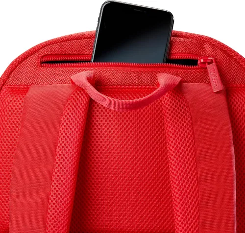 Vista 3 de WILSON Tour Padel Mochila - Capacidad para 1 pala de pádel, rojo/blanco