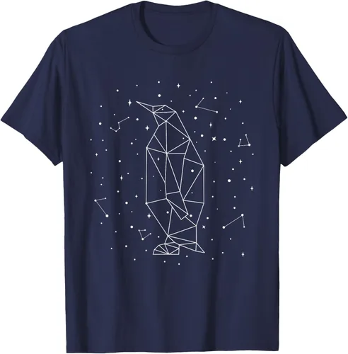 Vista 74 de Sternbild Penguin Constellation Emperor Sea Bird Penguin Camiseta Negro