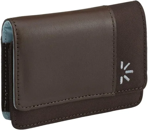 Vista 4 de Case Logic EDC-2 Compact Executive Leather Horizontal Camera Case (Negro)