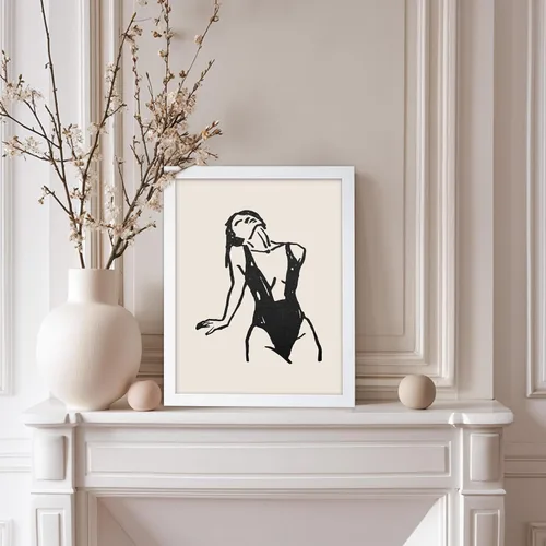 Vista 51 de Poster Master Faces Poster - Retro Women Print - Portrait Art - Sketch Illustration - Abstract Artwork - Woman Design - Chic Boho Design - Great