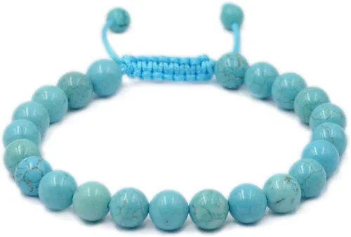 Vista 138 de AD Beads Pulseras de piedras preciosas unisex de 0.315 pulgadas (0.315 in), macramé curativo ajustable de 7 a 9 pulgadas Usa esta pulsera