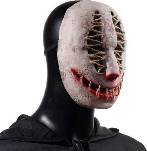 Vista 3 de Vmonke Máscara de terror para Halloween, cara de terror, zombi