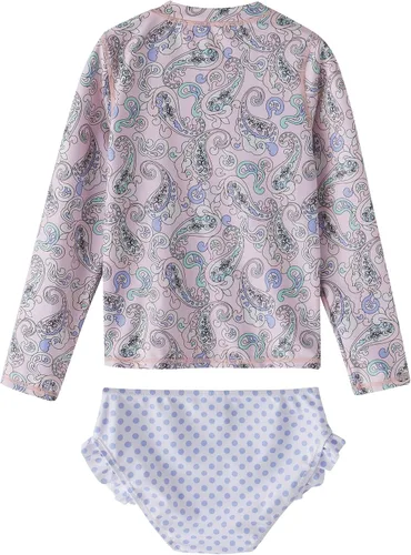 Vista 6 de Conjunto de 2 piezas de traje de baño para niñas, protección solar UPF 50+