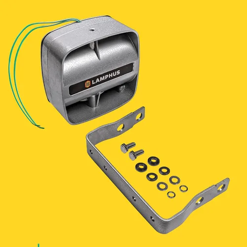 Vista 8 de SoundAlert - Altavoz compacto de sirena de 100 W [120-130 dB] [IP66 resistente al agua] [universalmente compatible] Altavoz de bocina de aire