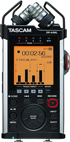 Vista 9 de Tascam DR-22WL Grabadora de audio portátil portátil con WiFi, negro