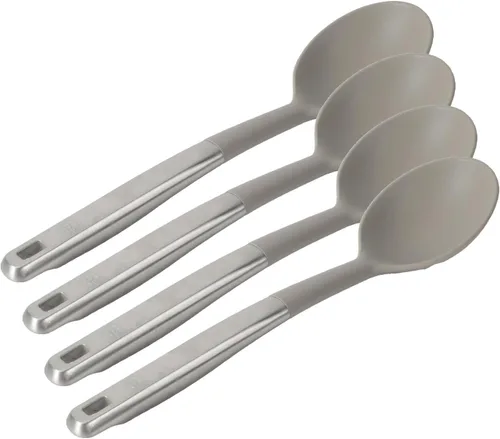Vista 16 de Calphalon Cuchara de cocina Prime, cuchara de cocina con cabeza de silicona y mango de acero inoxidable, resistente al calor, cuchara antiadherente