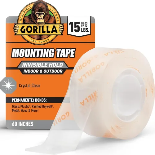 Vista 9 de Cinta de montaje transparente Gorilla Tough, Transparente, 6065001-4