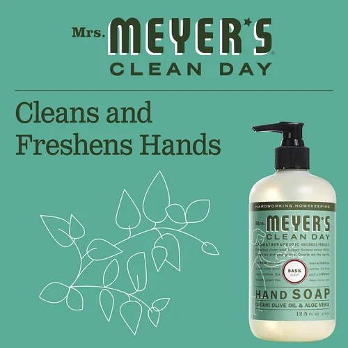 Vista 6 de Mrs. Meyer's Clean Day - Jabón líquido para manos, manzana, botella de 12.5 onzas líquidas Moisturizing Liquid Hand Soap, Softens and Cleans