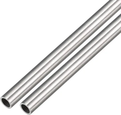Vista 6 de METALLIXITY Tubo de acero inoxidable 304 (0.118 in de diámetro exterior x 0.008 in de pared T x 9.843 in de largo), 2 piezas, tubo recto
