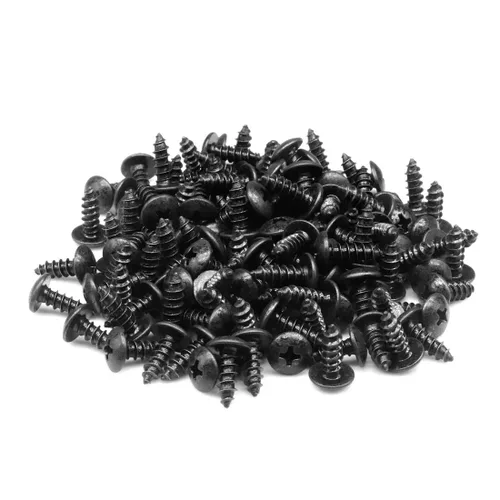 Vista 8 de 50 tornillos de madera Phillips #8 x 1/2 pulgada con revestimiento de óxido negro por IMSCREWS