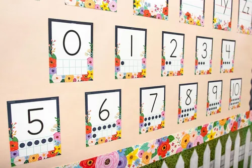 Vista 4 de Teacher Created Resources Tablero de anuncios del alfabeto de flores silvestres (TCR6818)