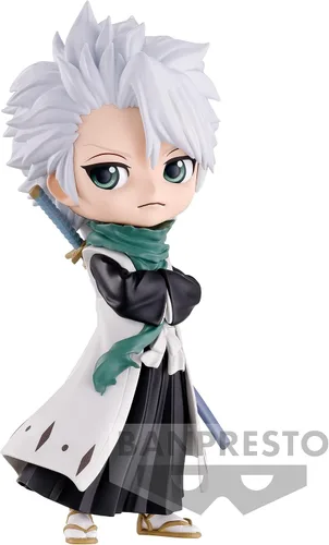 Vista 3 de Banpresto - Bleach - Toshiro Hitsugaya (Guerra de sangre de los mil años) (versión A), Bandai Spirits Q Posket 5.1 pulgadas (paquete de 1)