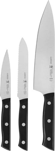 Vista 15 de HENCKELS Dynamic Razor-Sharp - Juego de cuchillos de cocina de 5 piezas, diseño alemán informado por más de 100 años de maestría Acero inoxidable