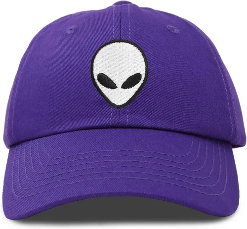 Vista 19 de DALIX Gorra de béisbol Alien Head para hombre y mujer Beige