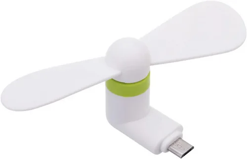 Vista 5 de EX ELECTRONIX EXPRESS Paquete de 6 ventiladores microUSB eléctricos portátiles para teléfonos inteligentes y tabletas, micro USB